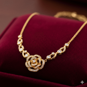 elegant gold necklace